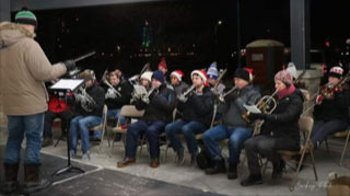 choral group singing 